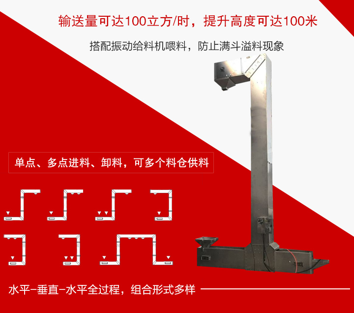z型斗式提升機(jī)特點(diǎn)
