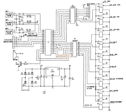群達qd u12a通用型柜式空調電控板電路分析與換板須知